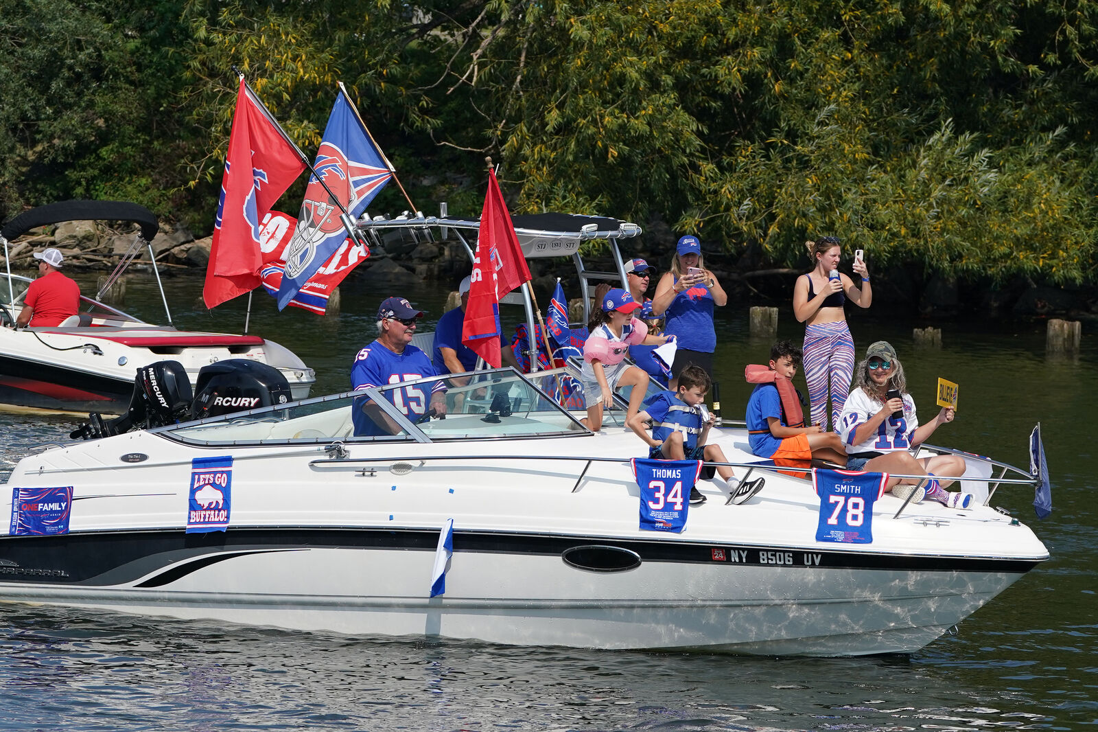 Bills Mafia Boat Parade